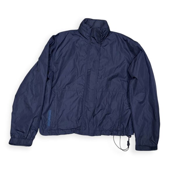 Lauren Ralph Lauren Jackets & Blazers - Lauren Ralph Lauren Petite Hooded Nylon Jacket Navy Size PP Lightweight Rain